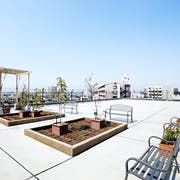 南海ライフリレーションあびこ道 屋上庭園