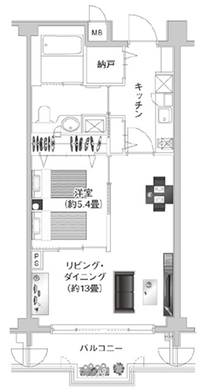 ライフニクス高井戸 間取図