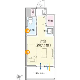 プレステージ千種七番館 間取図