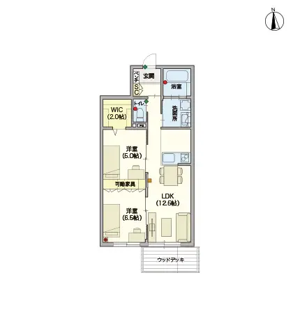 ヘーベルVillage千葉四街道 間取図