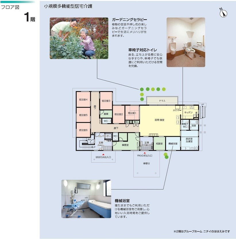 ニチイケアセンター上北方 間取図