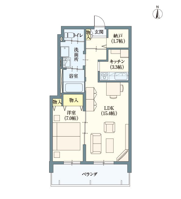 ヘーベルVillage練馬春日町 間取図