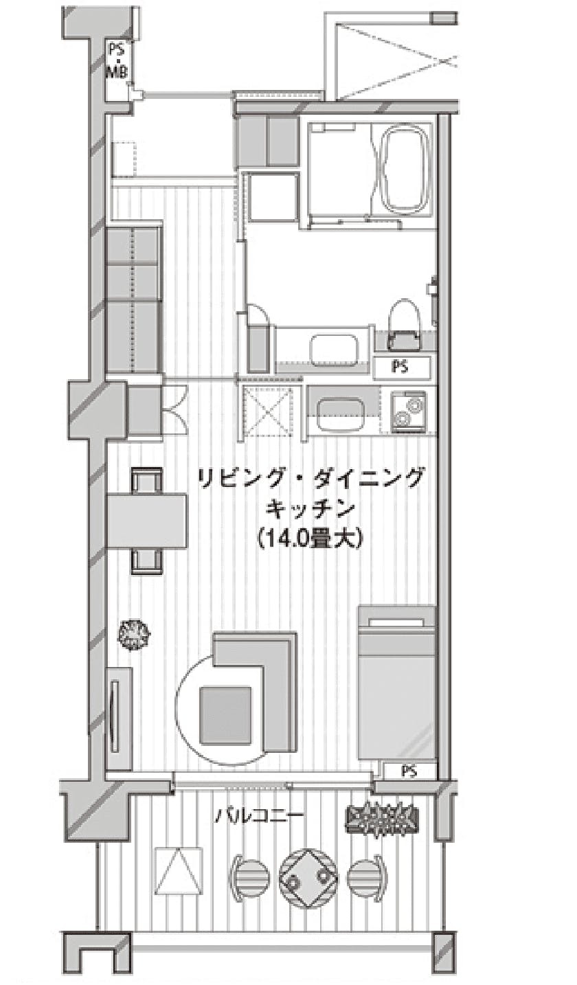 グランクレールセンター南 間取図