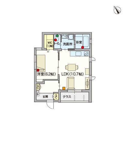 ヘーベルVillage大船 間取図