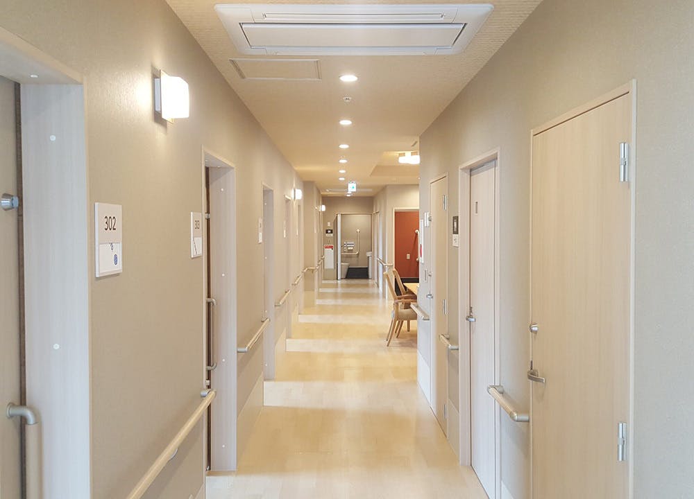 ライブラリ北砂 廊下