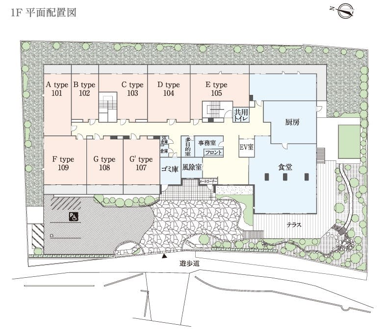 グランドマスト武蔵小杉石水邸 間取図