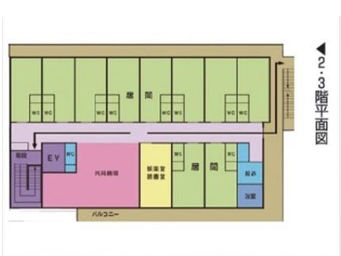 彩那テラス尼崎 間取図