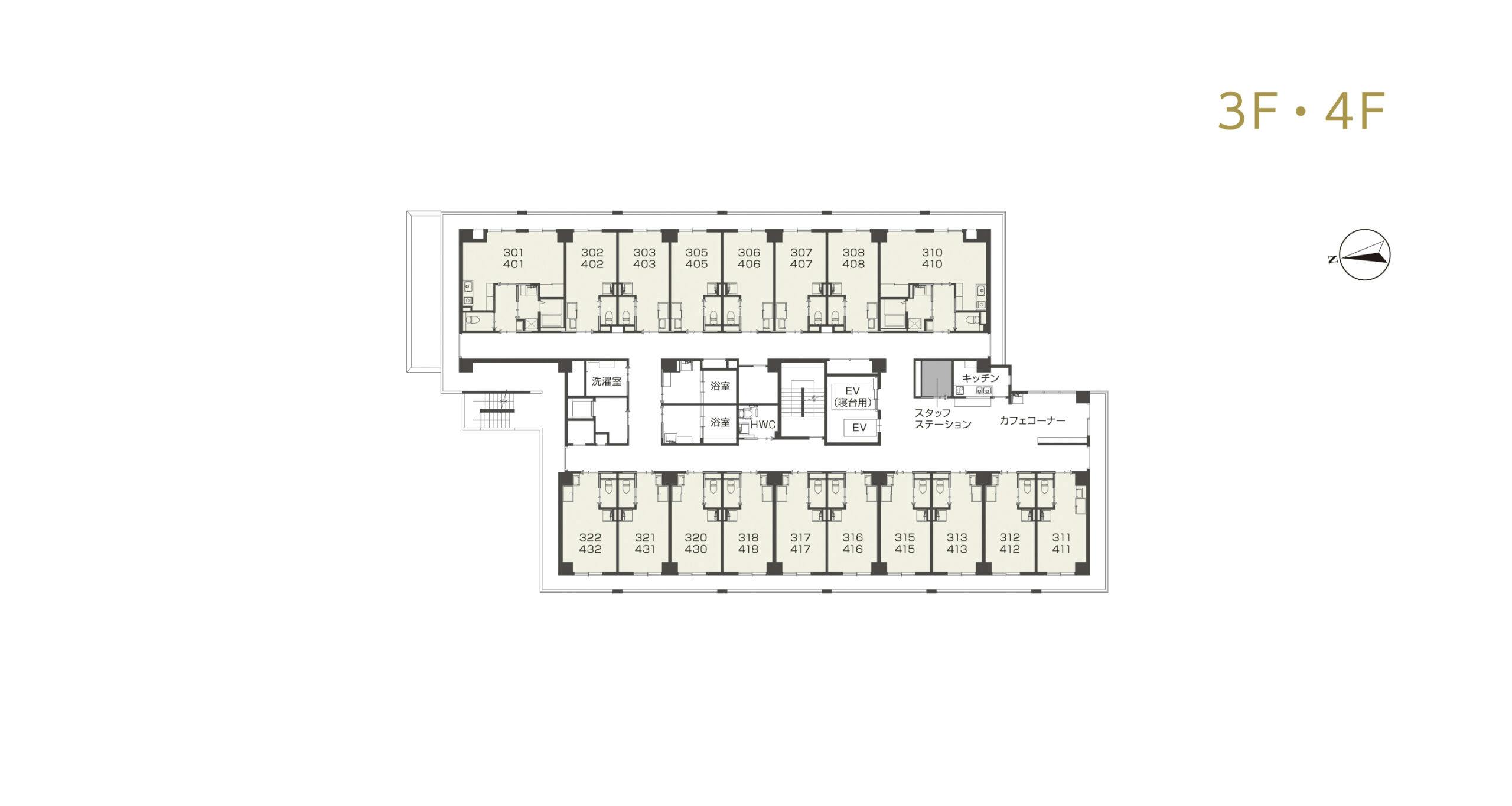 チャームスイート苦楽園 間取図