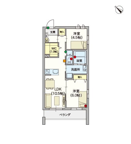 ヘーベルVillage原町田 間取図
