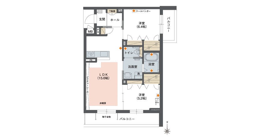 グランドマスト名北 間取図