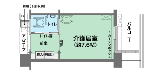 ベルパージュ千里けやき通り 間取図