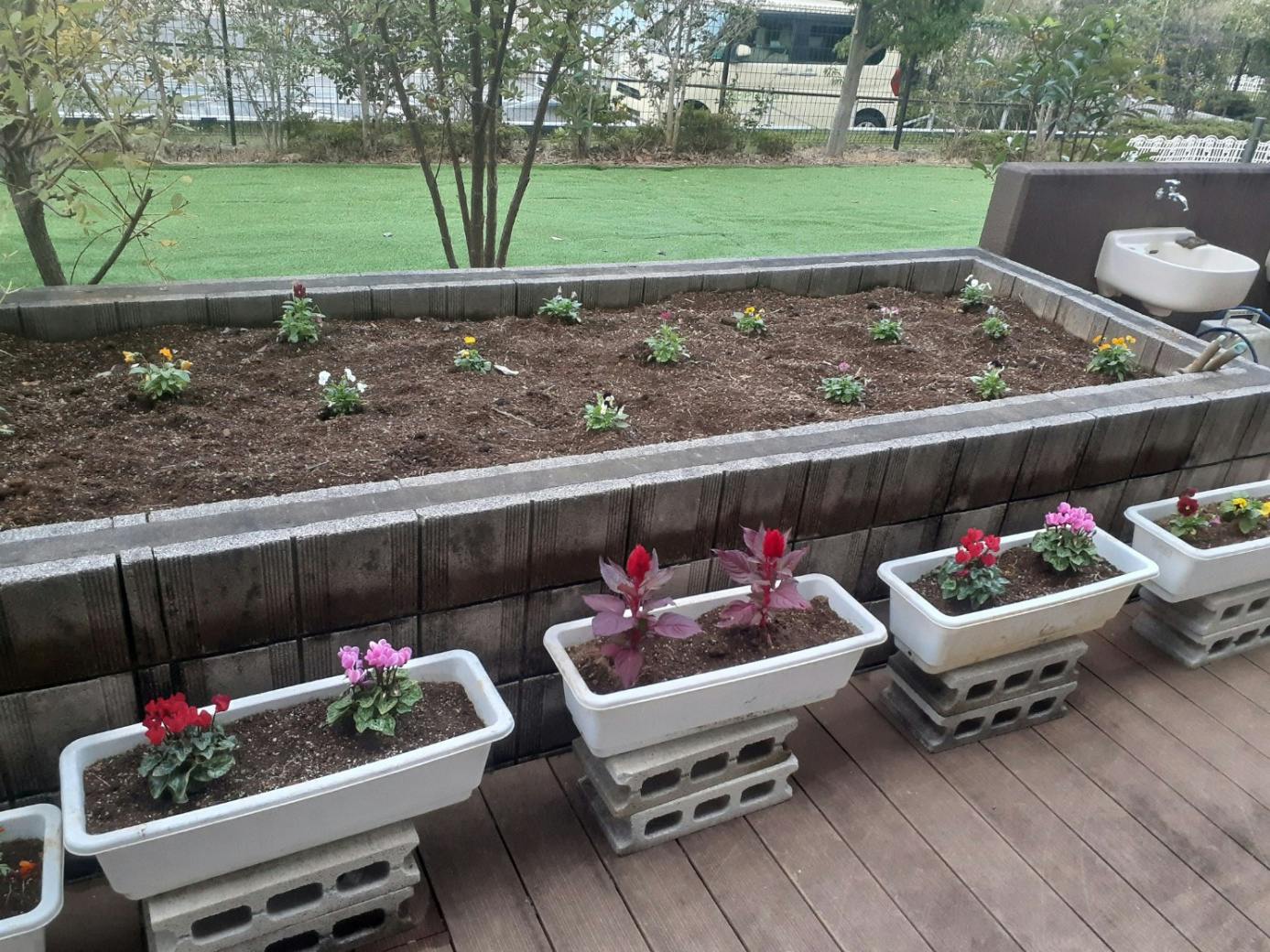 プレザンメゾンさいたま指扇 花壇