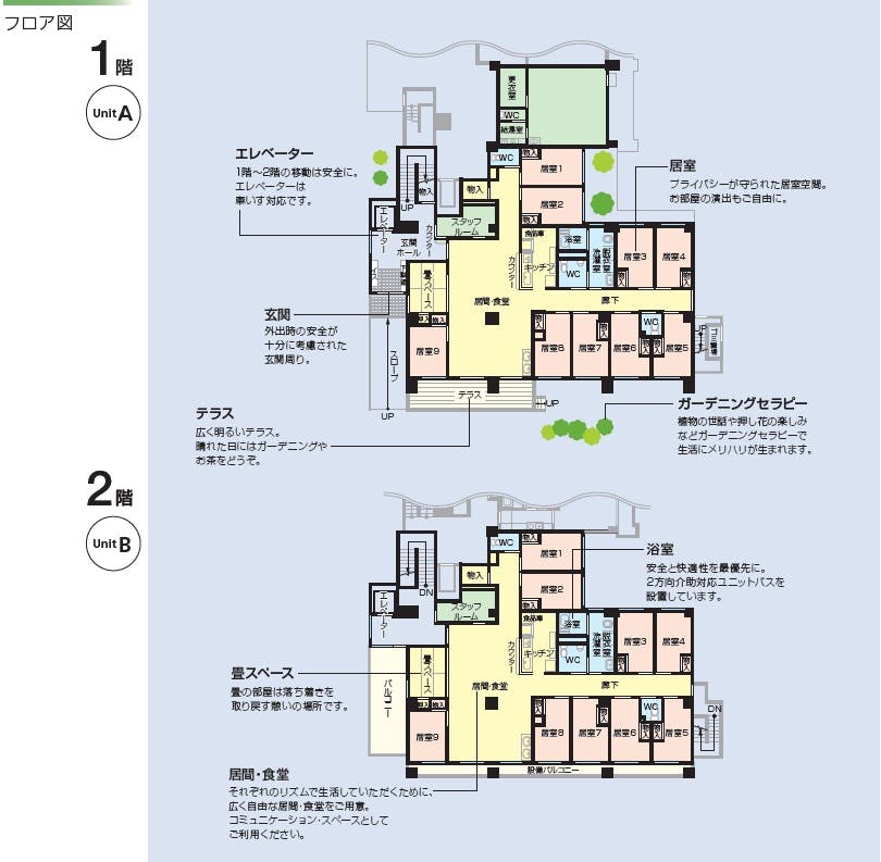 ニチイケアセンター城東諏訪 間取図