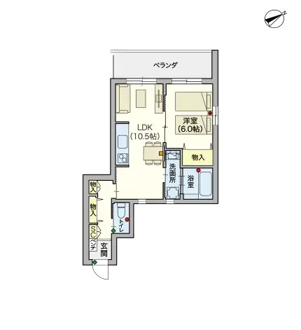 ヘーベルVillage下赤塚 間取図