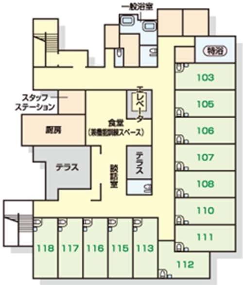 グリーンライフ茨木若園 間取図