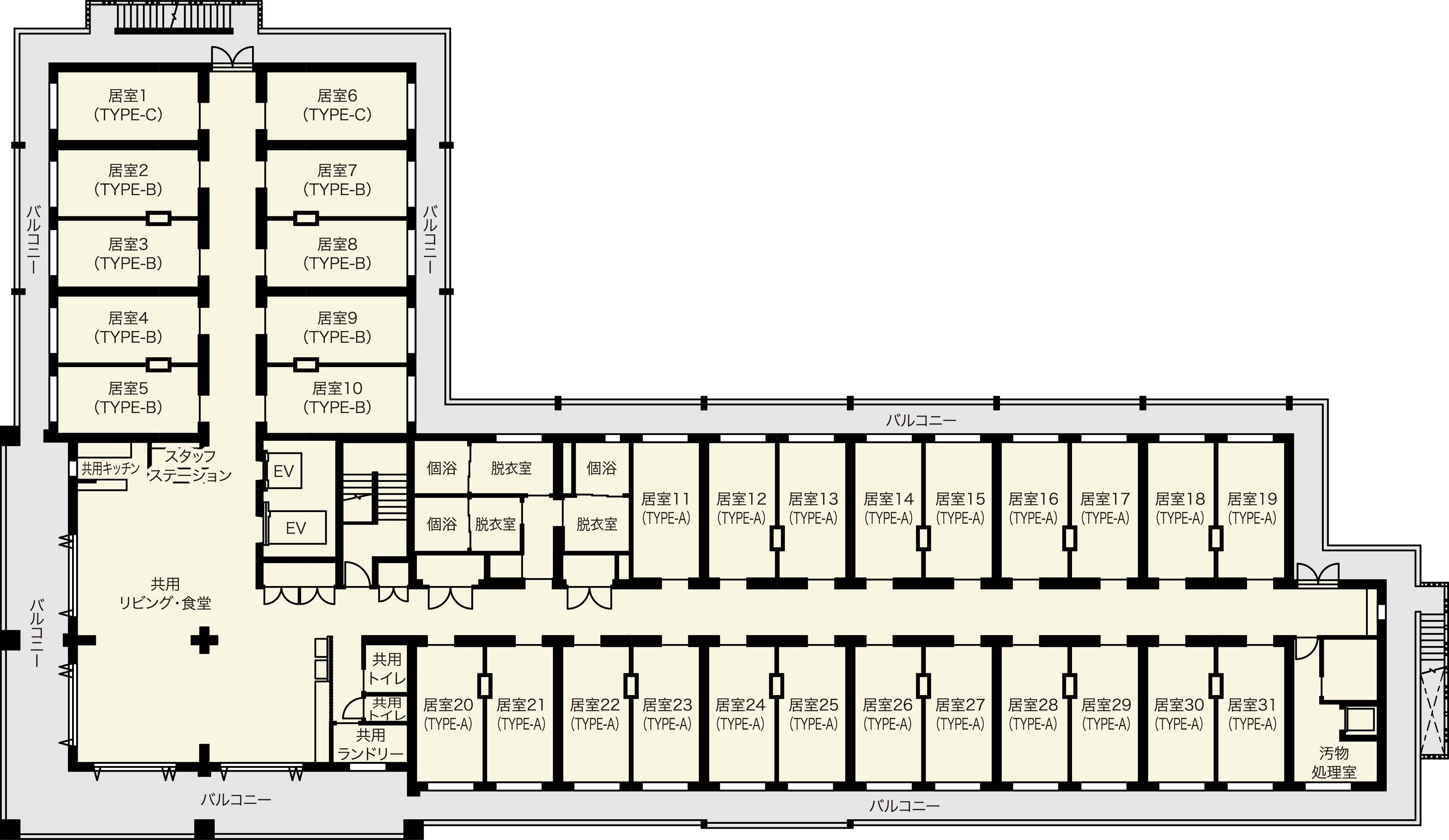 ニチイメゾン八千代緑が丘 間取図