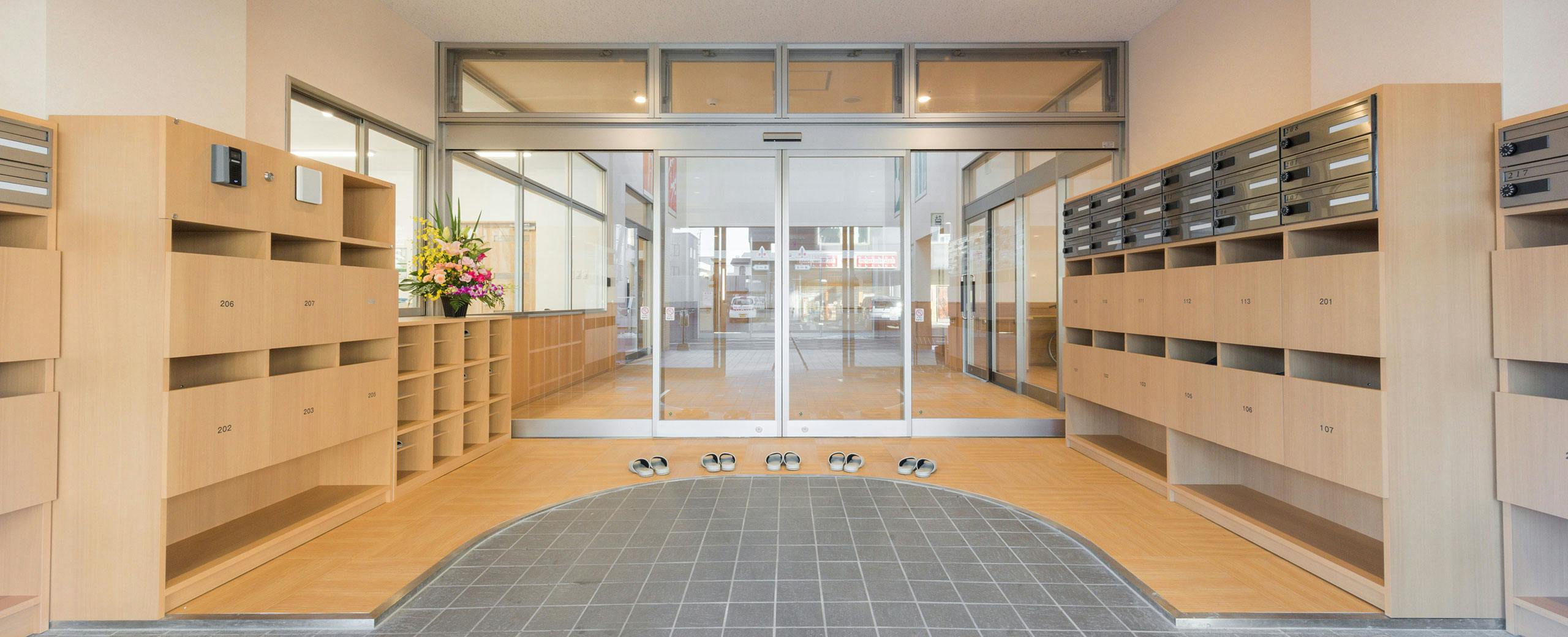 サービス付き高齢者向け住宅はぴねす伏古 エントランス