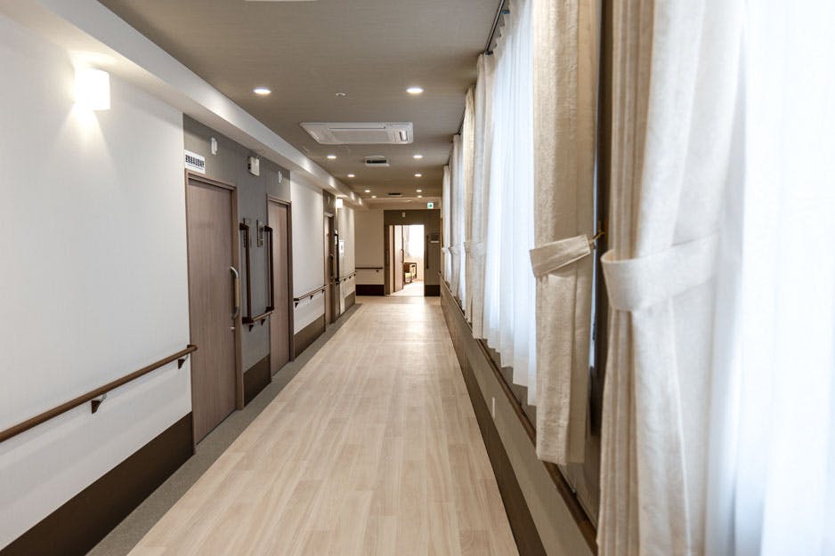 リアンレーヴ緑園都市 2階廊下