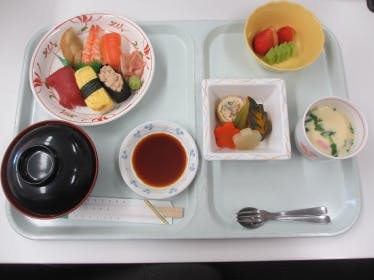 介護付有料老人ホーム アットホームふじた 食事例