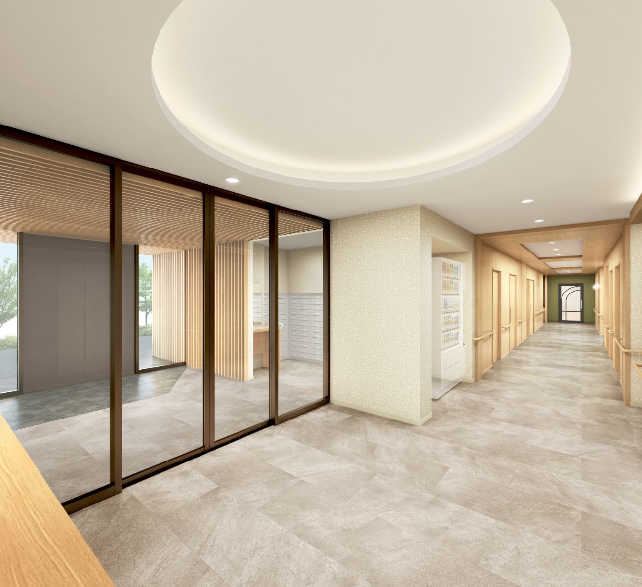 ドーミー大森町 エントランス