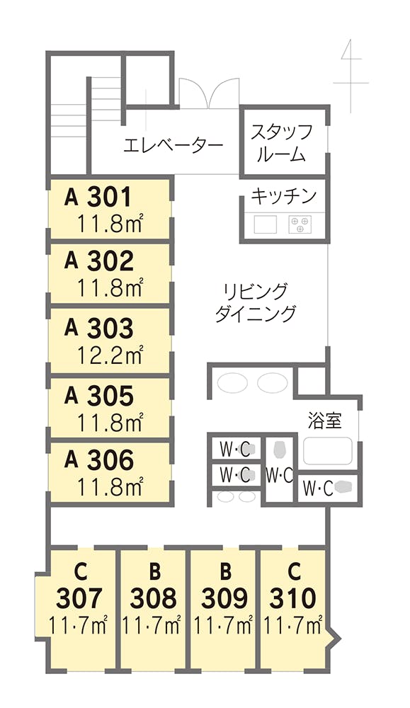 バナナ園生田の泉 間取図