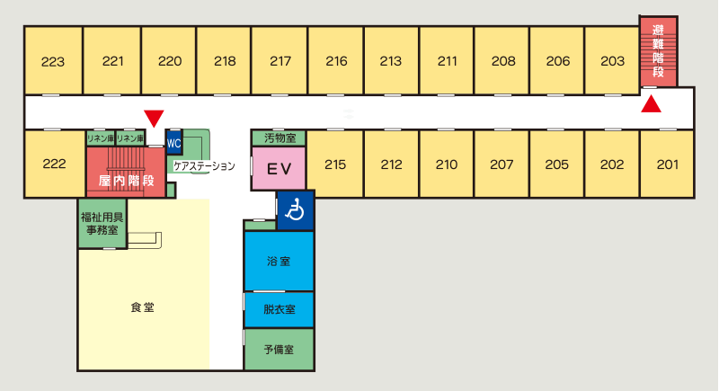 有料老人ホーム桜寿のさと伊都 間取図