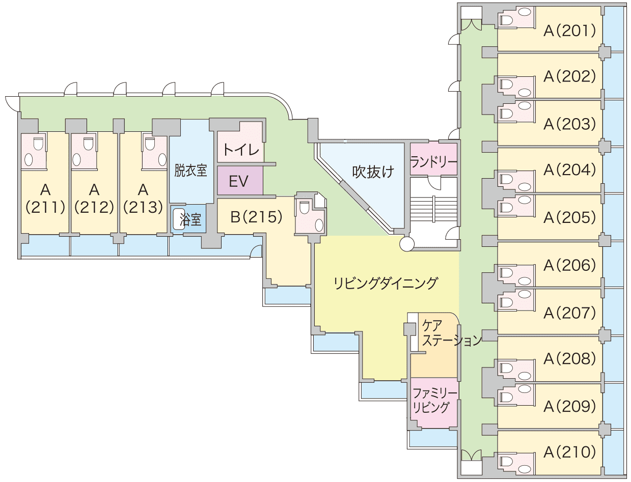 アライブ浜田山 間取図