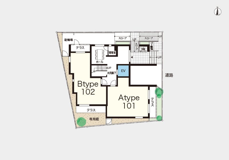 ヘーベルVillage江古田 間取図