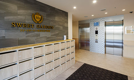 スイートガーデン柏原法善寺駅前 エントランス