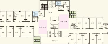 グループホームあじさいふじまつ 間取図