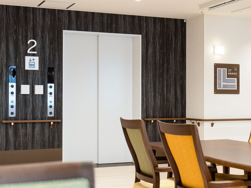 リアンレーヴ明石 エレベーターホール