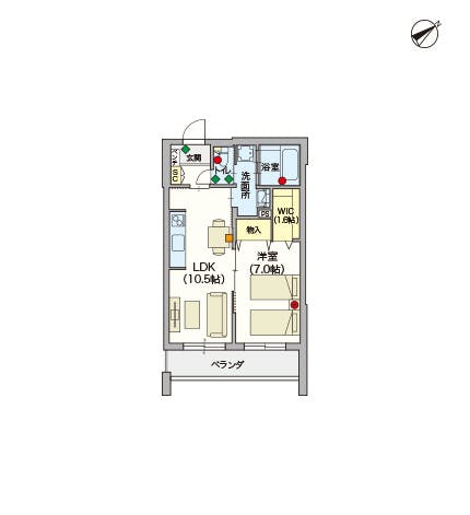 へーベルVillage小田急相模原 間取図
