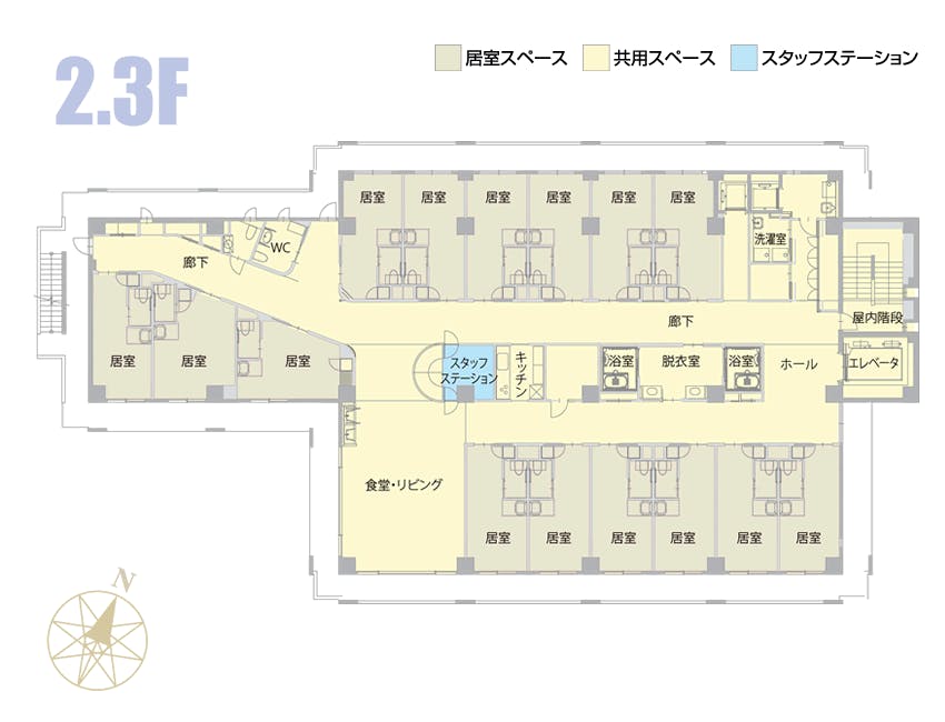 チャームスイート神戸摩耶 間取図