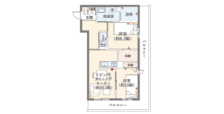 グランドマスト武蔵小杉石水邸 間取図