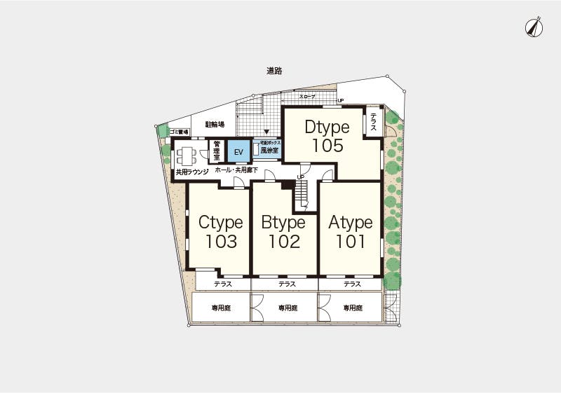 ヘーベルVillage 青砥 間取図