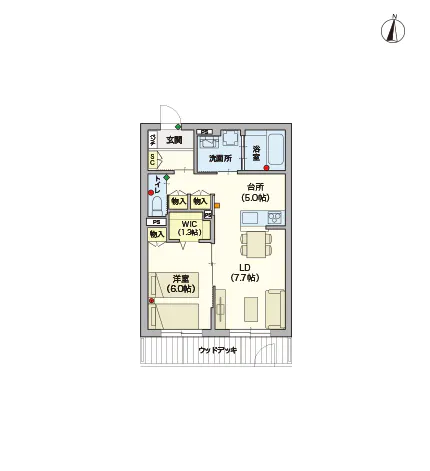 ヘーベルVillage井荻II 間取図