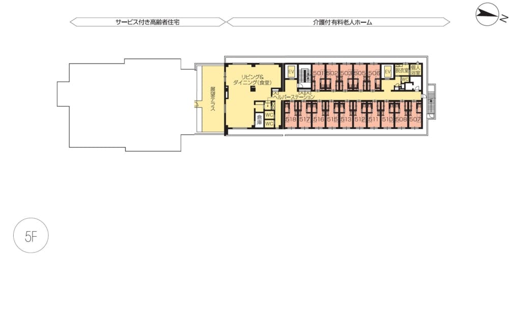 ニチイホーム昭島 昭和の森 間取図