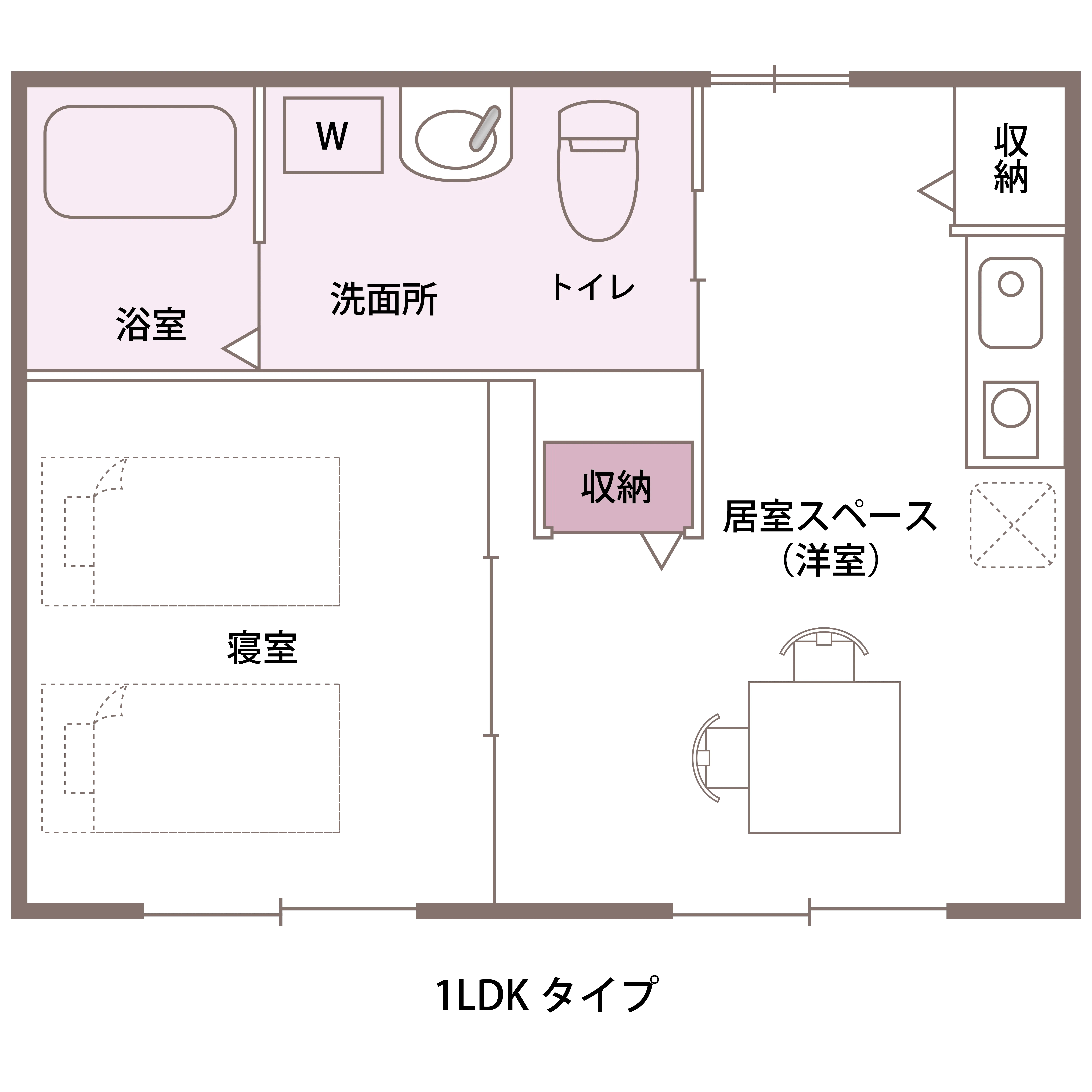 グランドマストやさしえ都賀 間取図