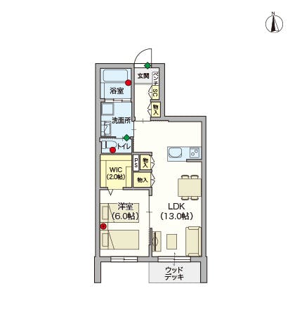 ヘーベルVillageお花茶屋 間取図