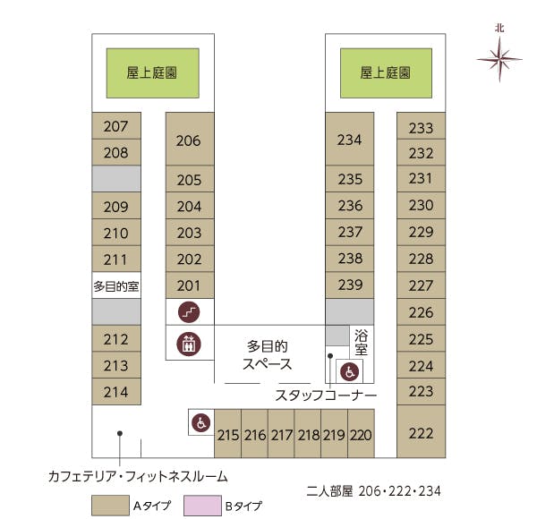 ツクイ・サンシャイン杉並 間取図