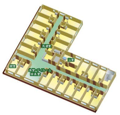 なかい和楽園 間取図