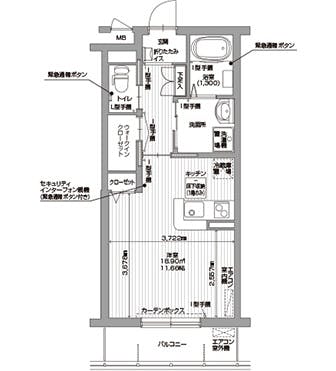 アイリスガーデン用賀 間取図