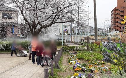 グループホームたのしい家名古屋南 お花見