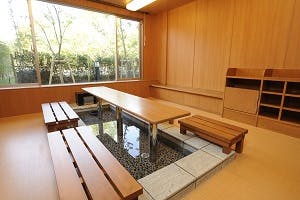 ローズライフ高の原 足湯