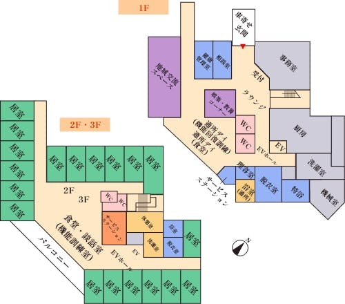 親愛カトレア館 間取図
