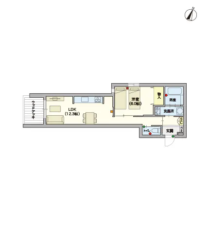 ヘーベルVillage浦和領家 間取図