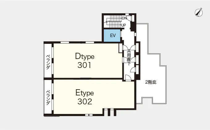 ヘーベルVillage用賀 間取図