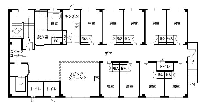 FMCグループホーム一番町 間取図