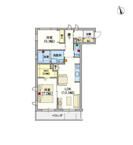 ヘーベルVillage久我山2丁目 間取図