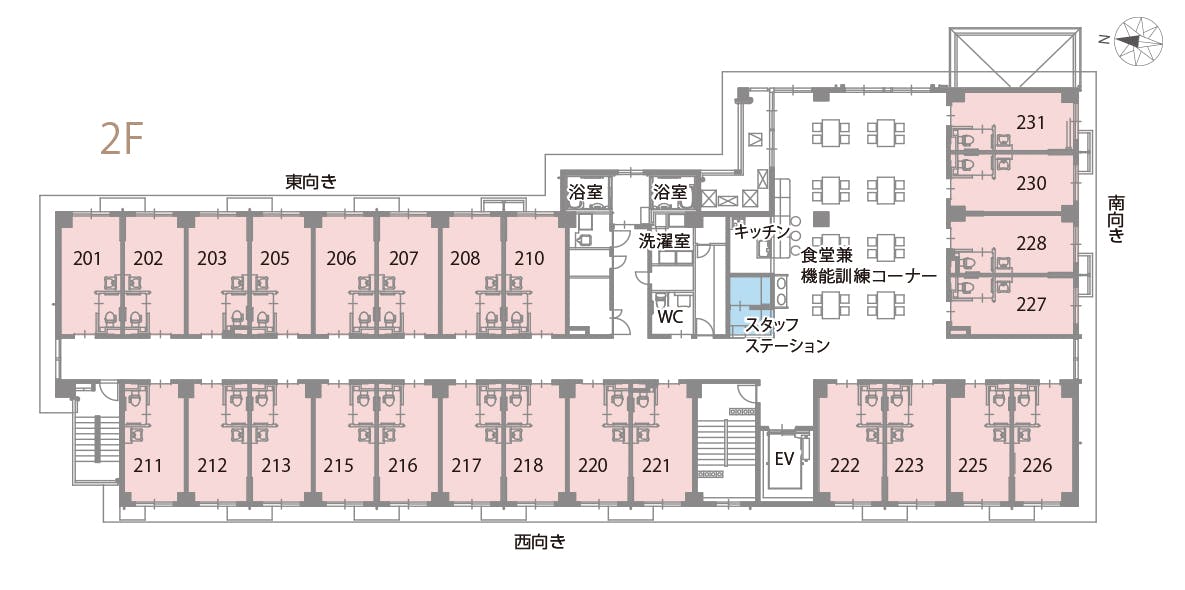 チャームスイート京都桂川 間取図